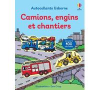 Camions, engins et chantiers – Premiers autocollants – Volume combiné – Dès 3 ans – Usborne
