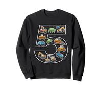 Camions pelleteuses pour 5ème Anniversaire 5 Ans Sweatshirt