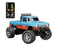 Camions télécommandés pour garçons, voitures télécommandées pour , petit camion, véhicule RC, voiture d'intérieur rechargeable, voiture électrique 2,4 GHz avec lumières, échelle 1:64 pour