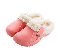 Camiraft Sabots Mixte Adulte Fourrées Hiver Sabots de Jardinage Homme Femmes Pantoufles Chaud Chaussons de Maison Imperméables Chaussures de Jardin Intérieur et Extérieur