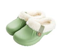 Camiraft Sabots Mixte Adulte Fourrées Hiver Sabots de Jardinage Homme Femmes Pantoufles Chaud Chaussons de Maison Imperméables Chaussures de Jardin Intérieur et Extérieur