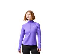 Camiseta Brooks Dash 1/2 Zip 3.0 Manga Larga Morado, Taille L