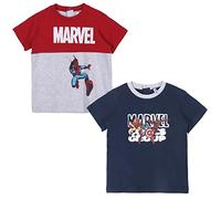 CAMISETA CORTA PACK X2 MARVEL GRAY