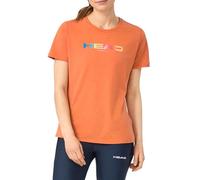 Head Racket Rainbow Short Sleeve T-shirt Orange L Femme