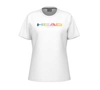 Head Racket Rainbow Short Sleeve T-shirt Blanc M Femme