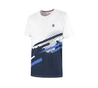 Camiseta Kswiss Ap Hypercourt Print Crew Stripe 1012179100 S S