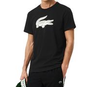Lacoste T-shirt Sport Crocodile – manches courtes – blanc/noir – L