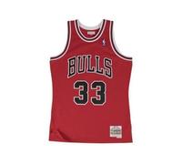 Camiseta - MITCHELL & NESS - Chicago Bulls - Rouge - Sportswear - Adulte Homme S