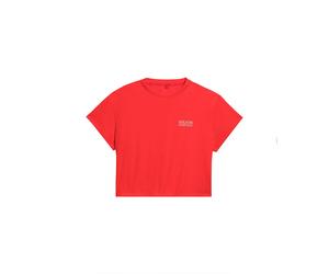 Camiseta Wilson Harper Crop Tee Ww00367511rdb Infrared Mujer L L