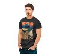 Camisetas La Colmena 6011-The Cookie Muncher (Raffiti - Ideas C. P.), Black Pure, M