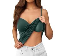 Camisole Femme débardeur avec Soutien-Gorge intégré Débardeur de en Yoga Gilet rembourré à Bretelles Ajustables Débardeurs pour Femmes Soutien-Gorge Legami Saint Valentin