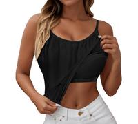 Camisole Femme débardeur avec Soutien-Gorge intégré Débardeur de en Yoga Gilet rembourré à Bretelles Ajustables Débardeurs pour Femmes Soutien-Gorge Legami Saint Valentin