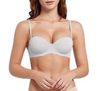 Camisole pour Chien Femme avec Soutien Gorge rembourré Push Up Bralette sans Armatures Couture Confortable Souple Legging Polaire Enfant 4 Ans(Grey,80C)