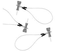 CAMKIX Cordon d'attache en Acier Inoxydable de 30 Pouces Compatible avec GoPro Hero 7/6/5/4/3 - Entièrement Personnalisable pour s'adapter à Vos Besoins