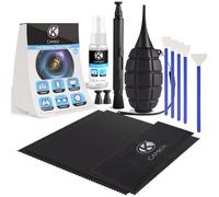 Camkix Kit de Nettoyage d'Objectif 14-en-1 - Souffleur d’air en Silicone Grand Format avancé, Stylo de Nettoyage 2-en-1, écouvillons secs, Papier de Nettoyage, Spray Optique pour lentilles de 30 ML