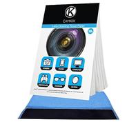 Camkix Kit de Nettoyage pour lentilles optiques et appareils Photo Reflex numériques Comprend 1 Stylo de Nettoyage Double,1 Vaporisateur Vide réutilisable, 1 Pinceau pour Objectif