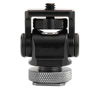 Camkoo Mini sabot adaptateur pour caméra moniteur, support de caméra 176 degrés de rotation supérieure 360 degrés Vlogger Support d'origine pour DSLR, Smartphone, GoPro, Microphone, Moniteur vidéo et Flash Ring