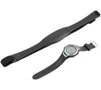 CamKpell 3 mètres étanche Moniteur de fréquence Cardiaque sans Fil Sangle de Poitrine Montre de Sport en Cours d'exécution Montre de plongée avec rétro-éclairage réveil - Noir
