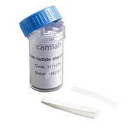 camlab 1171276 iodure de potassium amidon de test livres carnets, papier 10 x 20 Bandes