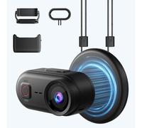 Camlance Caméra Sport 4K POV, 20MP Mini Caméra Corporelle, Carte SD Intégrée de 64 Go,Stabilisation à 6 Axes Caméra d'action Portable, WiFi Minicaméra Sportive Étanche de Casque Moto