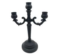 Cammeciso Bougeoir en Métal 3 Branches,Bougeoirs Détenteur,Chandelier Vintage en Fer Forge Chamberstick,Esthétique,Ajoute Une atmosphère chaleureuse,pour Décorations Maison Élégantes