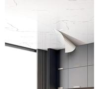 Cammeciso Dalles De Plafond DéCoratives en PVC,Plaque pour Plafond Salle De Bain A Coller,LéGer Et Installer Facile,Installation DéCoupe Facile,pour Salon,Cuisine,Salle De Bain Et Chambre