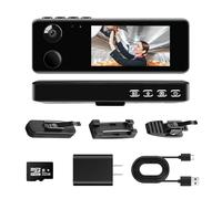 CAMMHD M1-32G Camera Pieton 1440P Mini Caméra 1450mAh 8 Heures D'utilisation Continue Vidéo en Boucle 1,9 Pouces D'écran pour L'industrie des Services Aviation Courrier Express