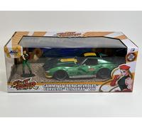 Cammy Street Fighter Et 1969 Corvette Stingray ZL1 1:24 Jada 253255061 30837