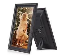 Camnoon Grand cadre photo numérique Wi-Fi de 18,5 pouces - 1920 x 1080 - Contrôle tactile - Mémoire 8 Go - Partage via l'application avec support arrière