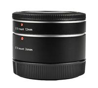 Camnoon Kit de Tubes d'extension automatiques 12 mm + 24 mm pour Monture R, Compatible avec Les objectifs Canon à Monture RF et Les appareils Photo Canon R5/R6/R7/R10