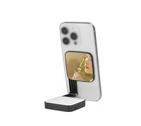 Camnoon Miroir de Selfie intégré à Selfies Double Face Magnétique, 3 Températures de Couleur 2500-6000, CRI 95+, 180 ° Rotation Makeup Mirror Light Compatible avec 16/15/13/12