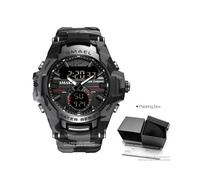(Camo Gray-Box) Montres numériques de sport SMAEL pour hommes, montre-bracelet de natation camouflage