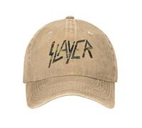 Camo Logo 1980s Band Trash Metal Baseball Caps Vintage Distressed Washed Slayer Snapback Cap Men Women Outdoor Summer Caps Hat