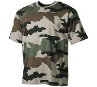 CAMO MILITAIRE T-SHIRT ARMÉE COMBATTRE HOMMES TOP 100 % COTON TEE FRANÇAIS CCE C