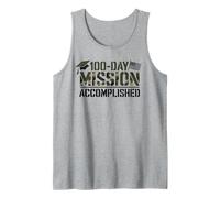 Camo Mission de 100 Jours accompli École Militaire complète Débardeur