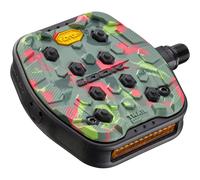 (Camo) Pédales VTT plates LOOK Cycle Geo Trail Grip avec surface en caoutchouc antidérapante