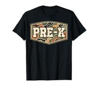 Camo Pre-K Boy Hello Pre K Students Teachers Back to School T-Shirt Graphique avec Valeur