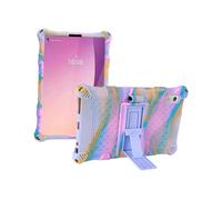 (Camo Rose Light Purple, Multicolor) For Lenovo Tab M9 310FU Kickstand Tablet Silicone Case Retro Texture Anti-drop Tablet Cover - Colorf