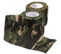 Camo Wrap Tape, 2pcs Camouflage Tapes, auto-adhésif enveloppement de camouflage, 14, 8 pieds de long armée militaire élastique chassant le bandage protection auto-adhésif pour le camping d'escalade