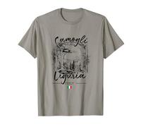 Camogli Ligurie Riviera Italienne Drapeau Souvenirs T-Shirt