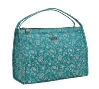 Camomilla Etui à Maquillage Femme, Similicuir, Collection Shell Shine, Taille L, Couleur Turquoise