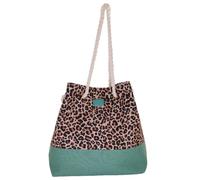 Camomilla Sac de Plage Femme, Tissu, Collection Leo, Taille L, Couleur Vert