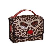 Camomilla Trousse de Maquillage Femme, Polyester, Collection Be Chic, Couleur Marron