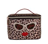 Camomilla Trousse de Maquillage Femme, Polyester, Collection Be Chic, Taille M, Couleur Marron