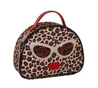 Camomilla Trousse de Maquillage Femme, Polyester, Collection Be Chic, Taille M, Couleur Marron