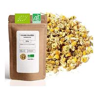 Camomille - Fleurs séchées de camomille en vrac Bio - Infusion & tisane - Bienfaits sur la digestion & sur le sommeil - 100g (40 tasses) - 100% Agriculture Biologique - Mes-Thés