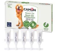 Camon Ampoule Spot on Huile de Neem, Chiens de Plus de 10 kg, Ormes Naturelles