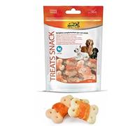 CAMON Cookies & Snacks Biscuits roulés avec Poulet, Snack à mâcher pour Chiens Adultes, friandises 4 cm, Source Unique de protéines animales, Emballage refermable de 100 g
