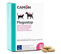 CAMON | Flogostop Comprimés 30cpr pour Chiens et Chats, Aliments complémentaires pour démangeaisons et irritations Cutanées