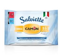 CAMON | Lingettes de Poche Vanille, boîte de 18 pièces, lingettes nettoyantes pour Les Yeux et Les Oreilles de Chiens et Chats, Formule délicate, 17 x 20 cm